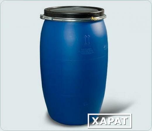 Фото Бочка Тара пластиковая с крышкой на обруч 127 литров