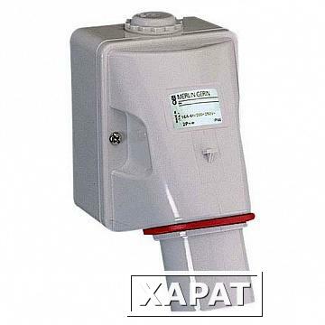 Фото PLUG WALL MOUNT 16A 3P-E | код. 83508 | Schneider Electric