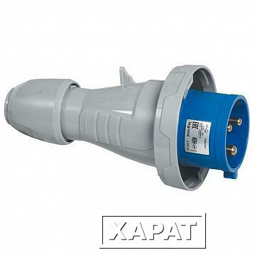 Фото Вилка прямая - P17 Tempra Pro - IP 66/67 - 200/250 В~ - 16 A - 2К+З | код. L555324 | Legrand