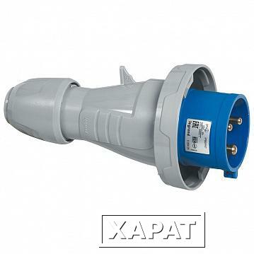 Фото Вилка прямая - P17 Tempra Pro - IP 66/67 - 200/250 В~ - 32 A - 2К+З | код. L555434 | Legrand