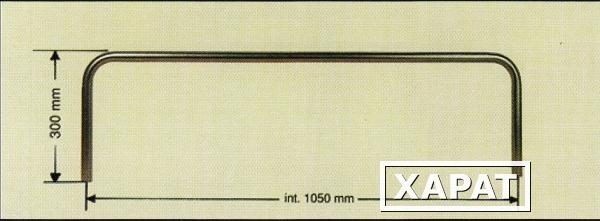 Фото Труба гнутая: дуга прямоугольная 105 см, NFA, Италия