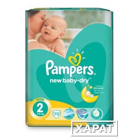 Фото Подгузники PAMPERS (Памперс) "Active Baby", размер 2 (3-6 кг), 72 шт.