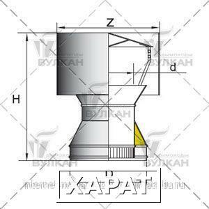 Фото Дефлектор DDH d 150 полированный