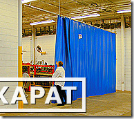 Фото ПВХ завесы и шторы для производства и бизнеса