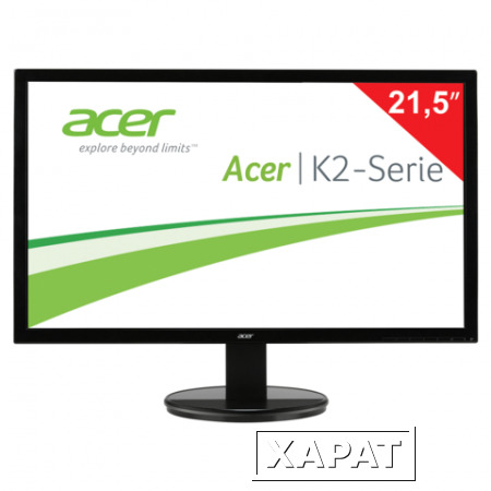 Фото Монитор 21.5" Acer K222HQLBD gl.Black LED