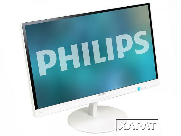 Фото Монитор 21.5" Philips 224E5QSW/01(00) gl.WHITE AH-IPS