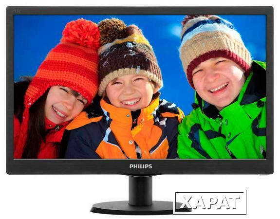 Фото Монитор 18.5" Philips 193V5LSB2/62(10) Black 1366x768