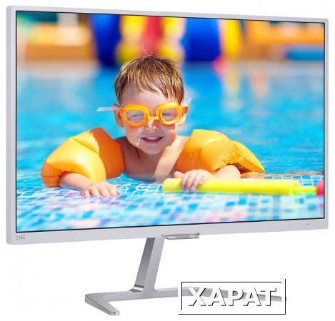 Фото Монитор 23.6" Philips 246E7QDSW/00(01) gl.WHITE PLS