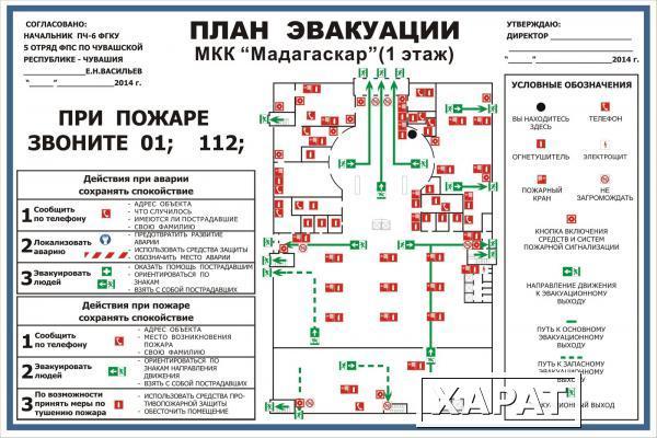 Фото План эвакуации