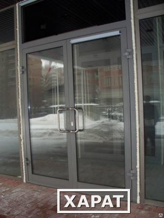 Фото Двери алюминиевые из холодного профиля