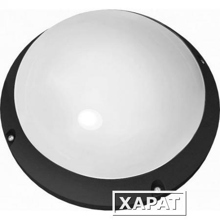 Фото Светильник 94 845 NBL-PR1-12-4K-BL-SNR-LED (аналог НПБ 1101 черный круг с датчиком); 4607136948457