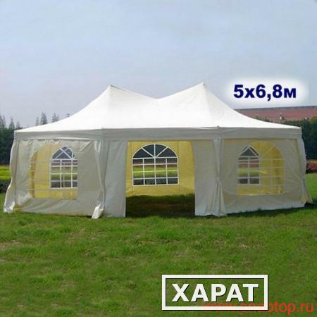 Фото Шатер-павильон AFM-1054HF Beige (5х6.8) (уп. 2 кор.)