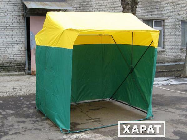 Фото Палатка торговая 1,5х1,5 P(кабриолет) (2 места) (5140)