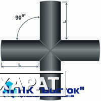 Фото Крестовина пнд SDR 11 Ду 90 мм свар вода