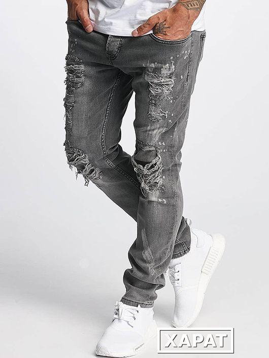 Фото Рокерские джинсы мужские и подростковые BRADY тёмно серые