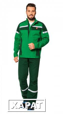 Фото Куртка ТЕХНОЛОГ зеленый с темно-зеленым