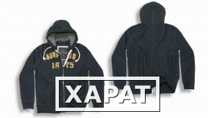 Фото Толстовка с капюшоном ''Hoodie Zipper'' Navi #40-3662-10