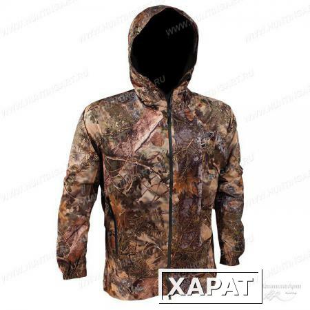 Фото Куртка с капюшоном на молнии KingsCamo windstorm peak rain jacket XKG