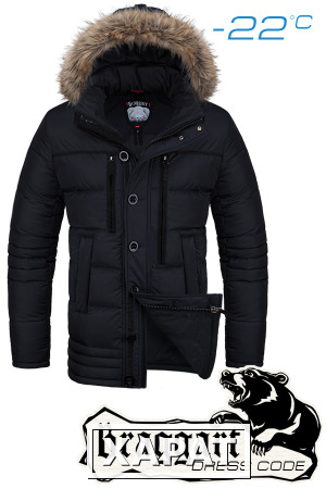 Фото NEW! Куртка зимняя мужская Braggart Dress Code 1520D (черрный) M