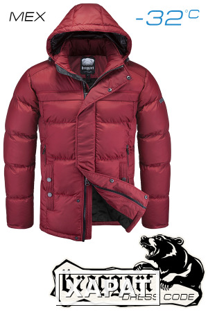 Фото NEW! Куртка зимняя мужская Braggart Dress Code 1774С (красный) M