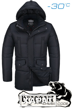 Фото NEW! Куртка зимняя мужская Braggart Dress Code 3908 (черный)