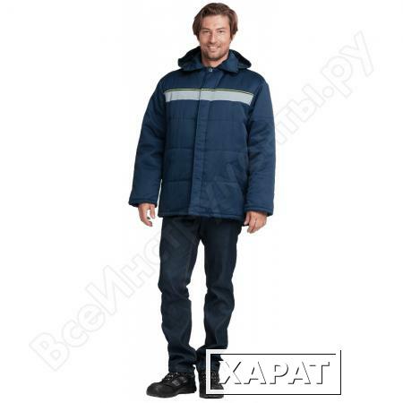 Фото Утеплённая куртка ГК Спецобъединение ЕВРОТЕЛОГРЕЙКА темно-синяя