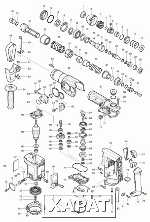 Фото Makita Подшипник 20/42 6004DU перфоратор Makita HR4013C рис.( 89)