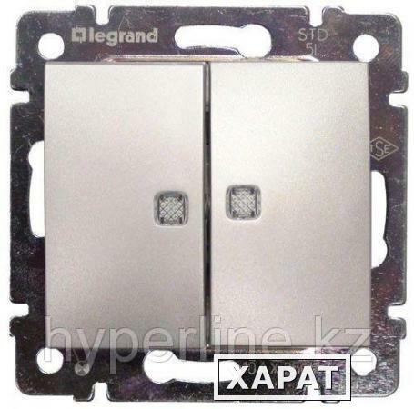 Фото LEGRAND 770213 Выключатель 2-клавишный