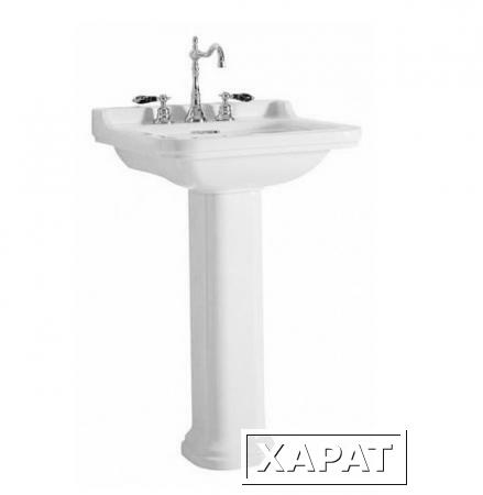 Фото Kerasan Waldorf 4140K1*3+417001 Раковина с колонной на 60 см