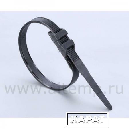 Фото FORTISFLEX Стяжки полиамидные с двойным замком КСУ 9*180 (ч) FORTISFLEX