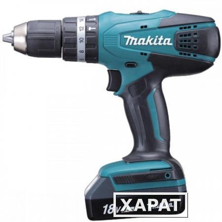 Фото Аккумуляторная дрель-шуруповерт Makita DF457DWLE