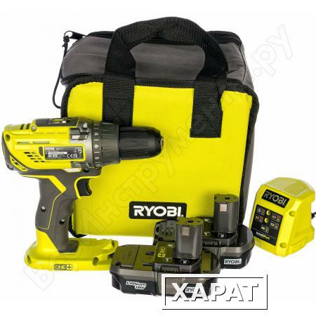 Фото Компактная дрель-шуруповерт Ryobi ONE+ R18DD3-213S 5133003352