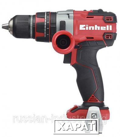 Фото Дрель-шуруповерт аккумуляторная ударная Einhell TE-CD 18 Li-i Brushless 18 В 60 Нм без аккумулятора