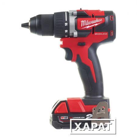 Фото Компактная бесщеточная дрель Milwaukee M18 CBLDD-202C