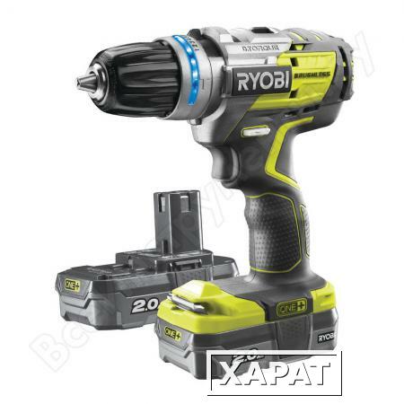 Фото Бесщеточная ударная дрель-шуруповерт Ryobi ONE+ R18PDBL-220S 5133003436