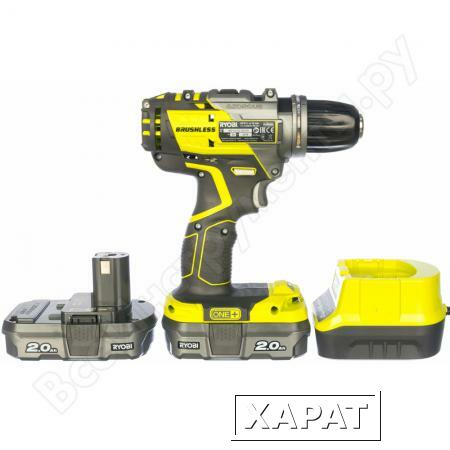 Фото Бесщеточная дрель-шуруповерт Ryobi ONE+ R18DDBL-220S 5133003435