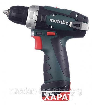 Фото Дрель-шуруповерт аккумуляторная Metabo PowerMaxx BS 10.8 В 2.0 Ач 34 Нм Li-Ion