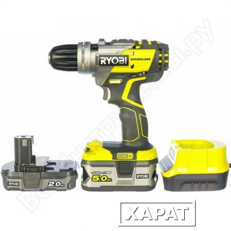 Фото Бесщеточная ударная дрель-шуруповерт Ryobi ONE+ R18PDBL-252S 5133003614