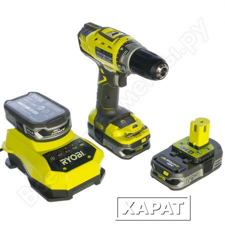 Фото Дрель-шуруповерт Ryobi ONE+ RCD1802-LLL15S 5133002785