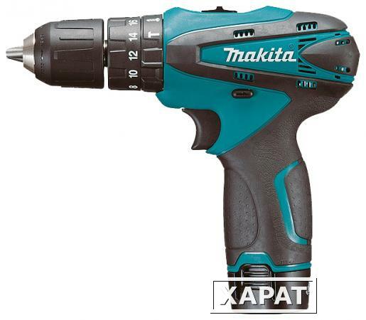 Фото Аккумуляторная ударная дрель-шуруповерт Makita HP330DWE