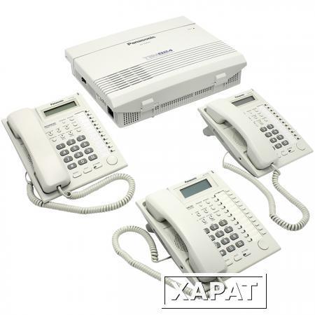 Фото Аналоговая АТС Panasonic KX-TEM824RUP Комплект