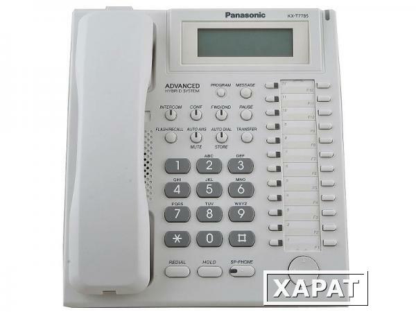 Фото Аналоговый системный телефон Panasonic KX-T7735RU