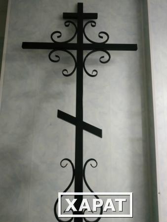 Фото Крест на могилу кованый