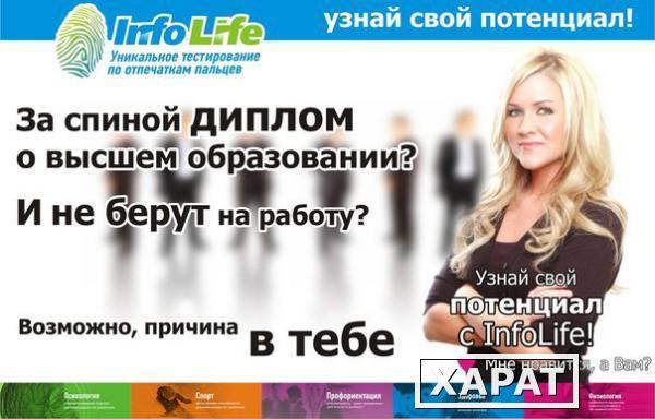 Фото InfoLife – это тестирование по отпечаткам пальцев