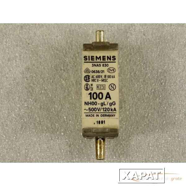 Фото Предохранитель Siemens NH00 100 AgL - gG 500 V 120 ka27117-B87