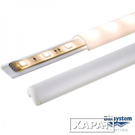 Фото Batsystem Профиль пластиковый Batsystem Superstrip 9250 1 м для осветительной ленты Flat Superstrip