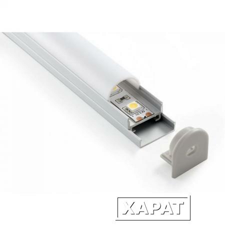 Фото Потолочный алюминиевый профиль для светодиодной ленты oval LL-2-ALP005; a028281