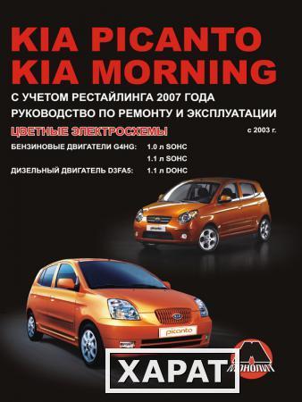 Фото Kia Picanto / Kia Morning c 2003 г. (+рестайлинг 2007 г.) Руководство по ремонту и эксплуатации