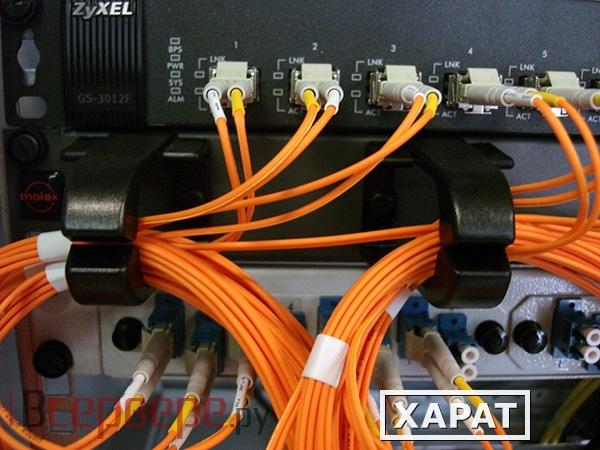 Фото Прокладка и монтаж волоконно-оптического кабеля (ВОЛС).