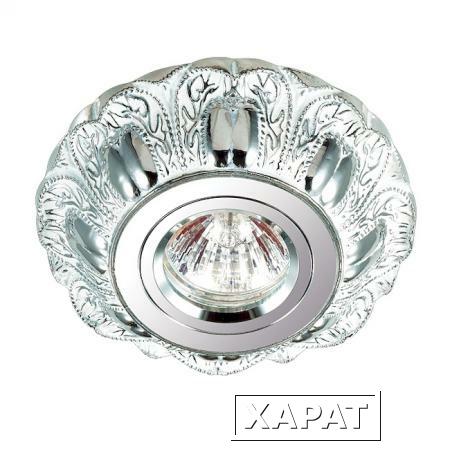 Фото Точечный светильник потолочный 370190 NT16 093 белый/хром IP20 GX5.3 50W 12V LATICA | 0035719 NOVOTECH